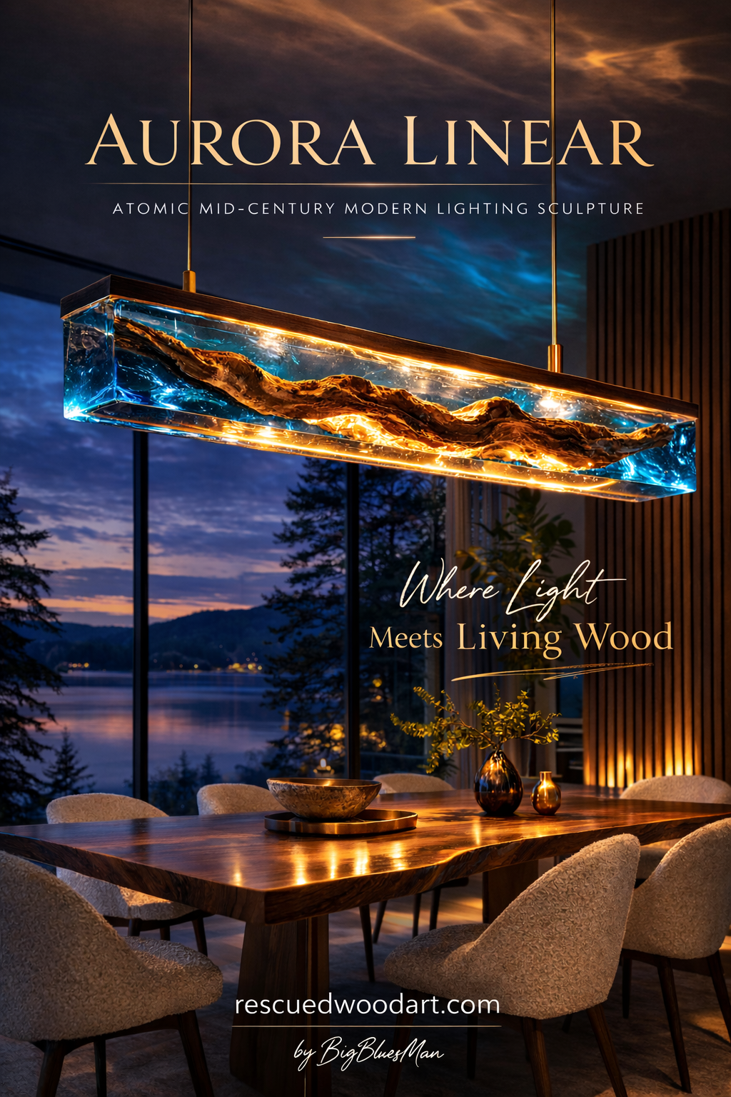 Aurora Linear Chandelier Series