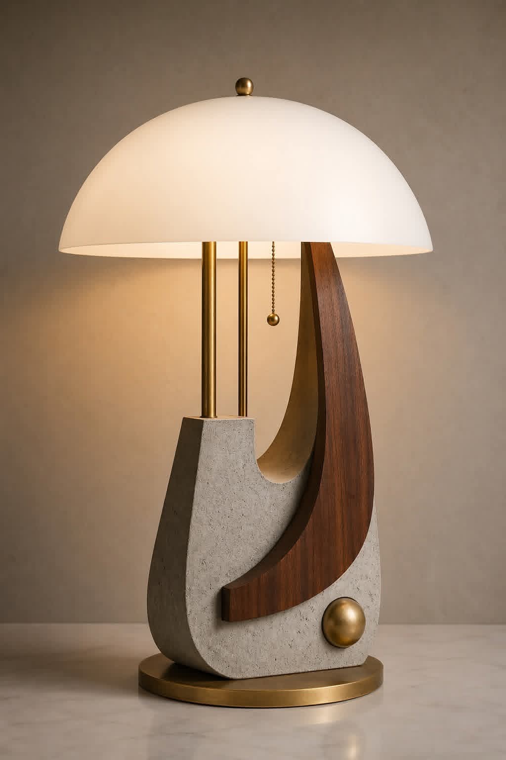 LUNA Sculptural Table Lamp