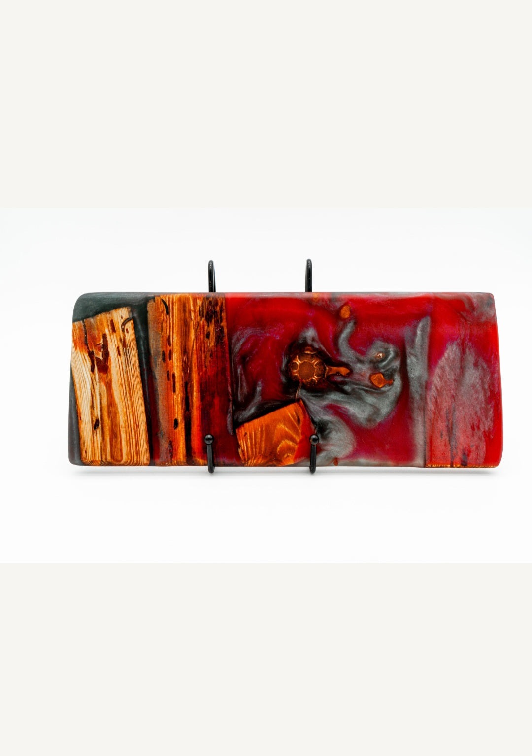 Burgundy &amp; Gold Spalted Wood Holiday Charcuterie Collecti